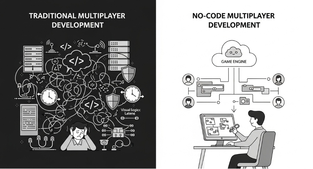 How to Build a Multiplayer Game Without Writing Code