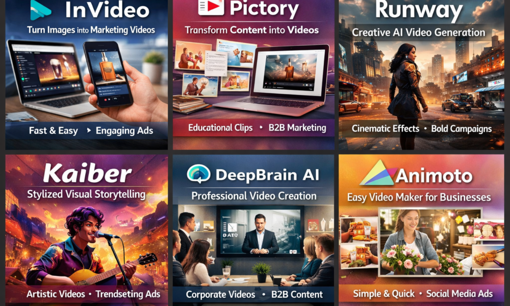 6 AI Image to Video Tools for Ads and Marketing