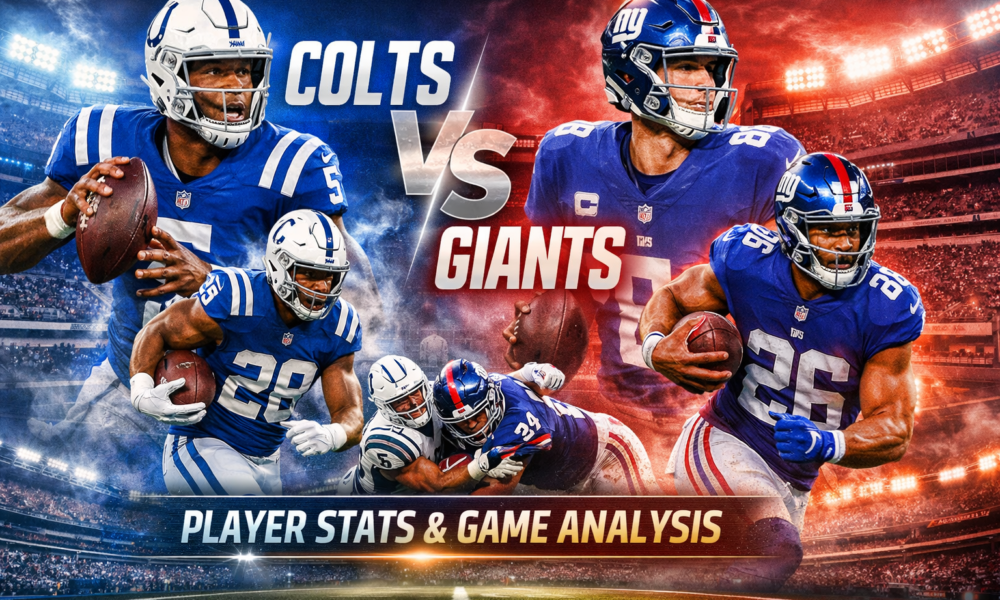 Colts vs New York Giants Match Player Stats: Full Game Breakdown