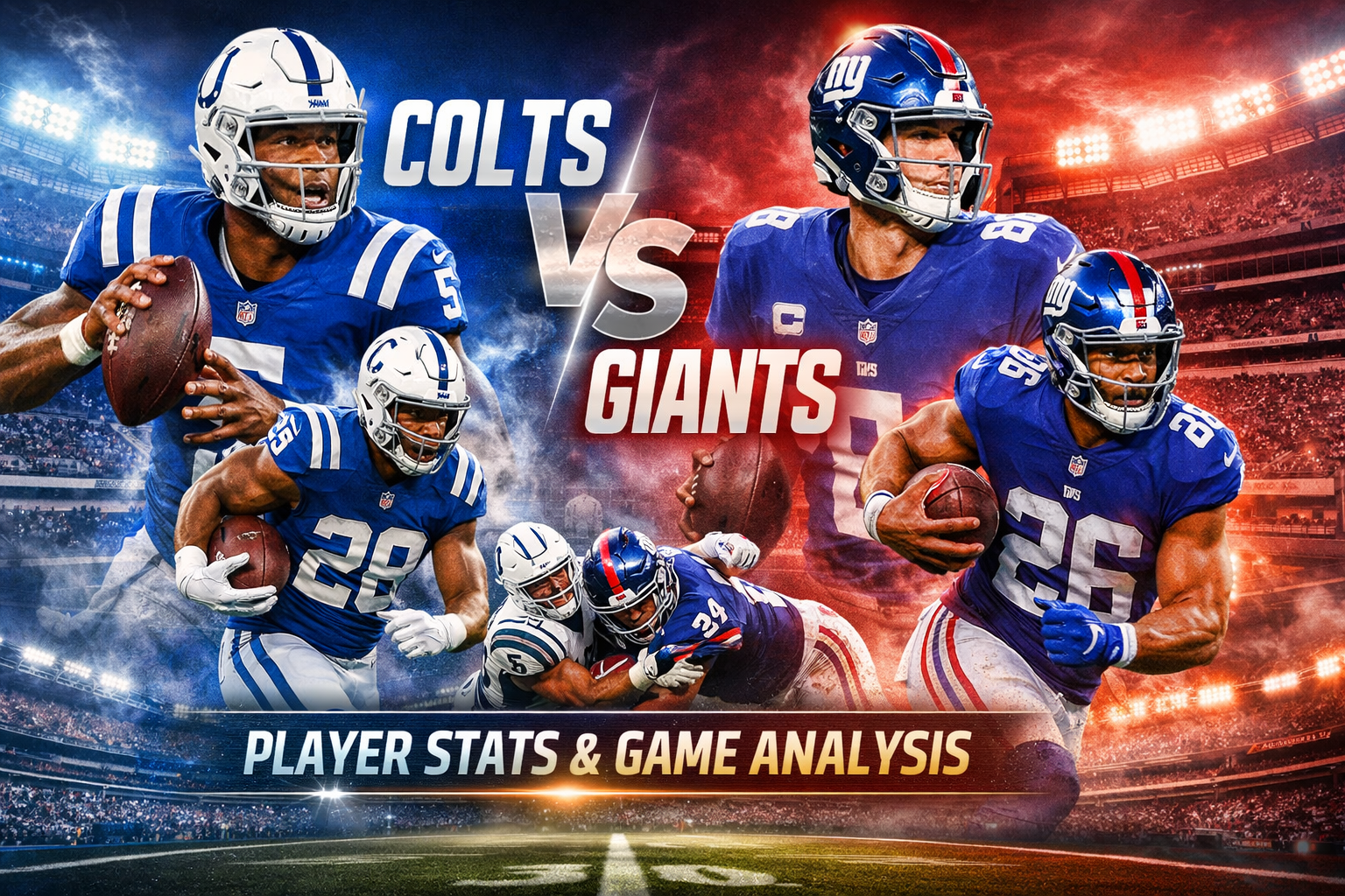Colts vs New York Giants Match Player Stats: Full Game Breakdown